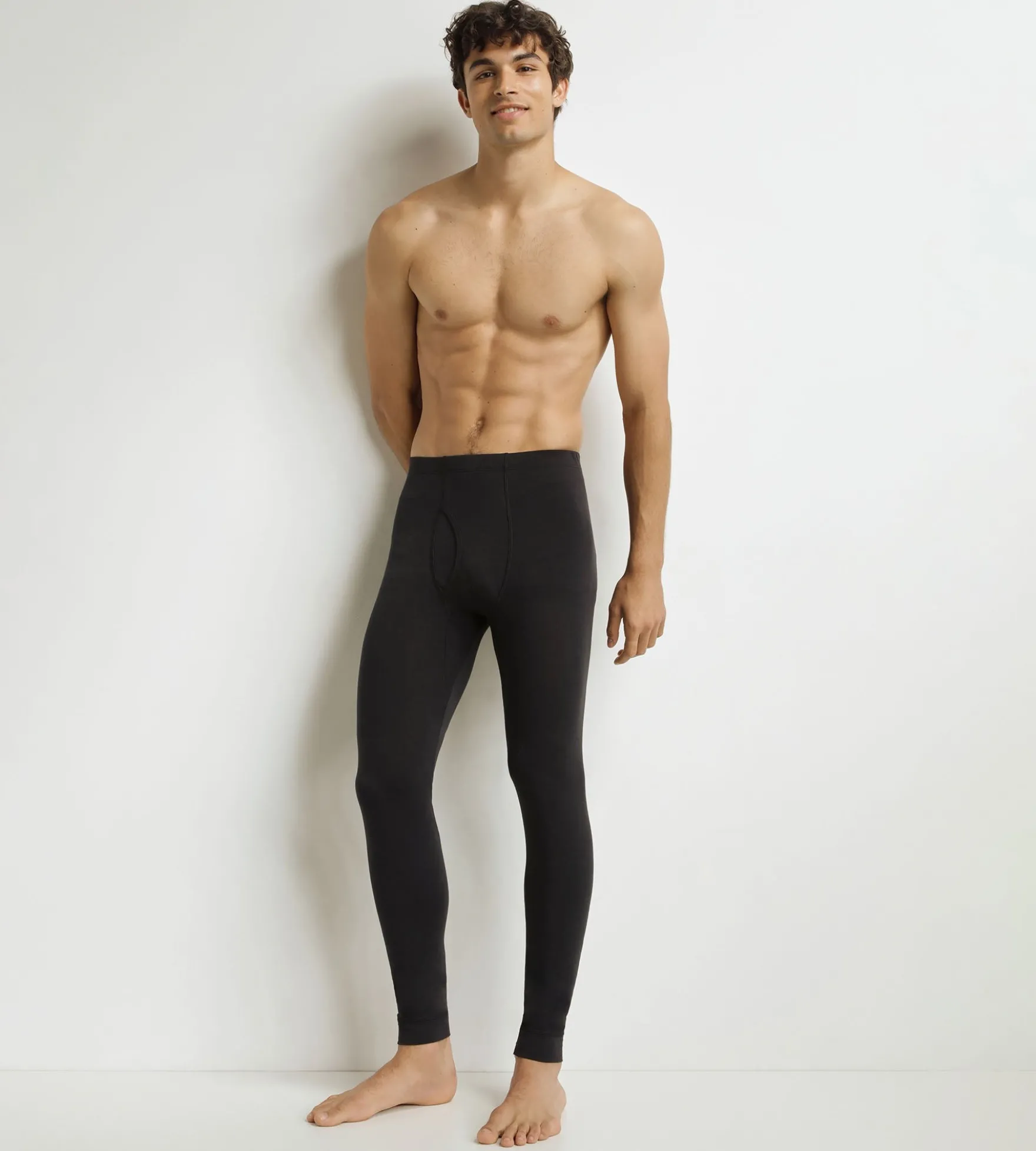 Legging homme isolant Noir Dim Thermal