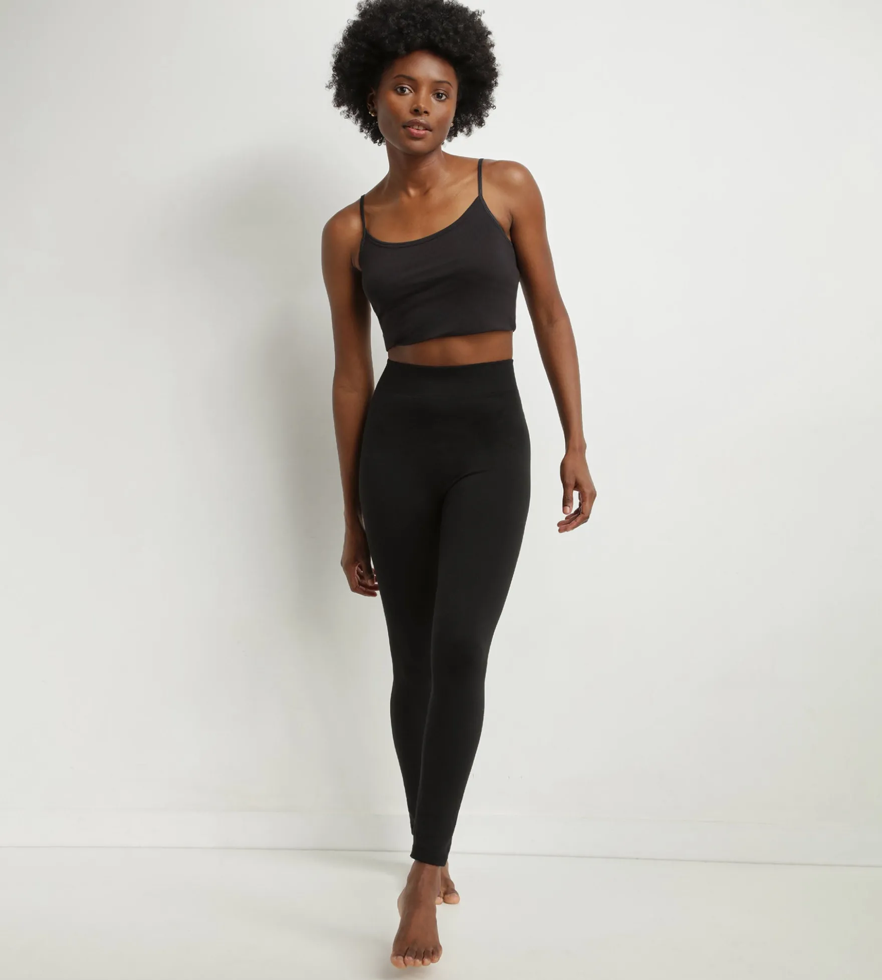 Legging thermal Noir pour femme avec intérieur polaire Dim Relax & Go