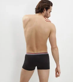 Lot de 3 boxers coton stretch Noir pour homme Daily Colors