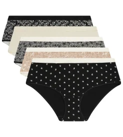 Lot de 5 boxers femme coton stretch motif tropique Les Pockets