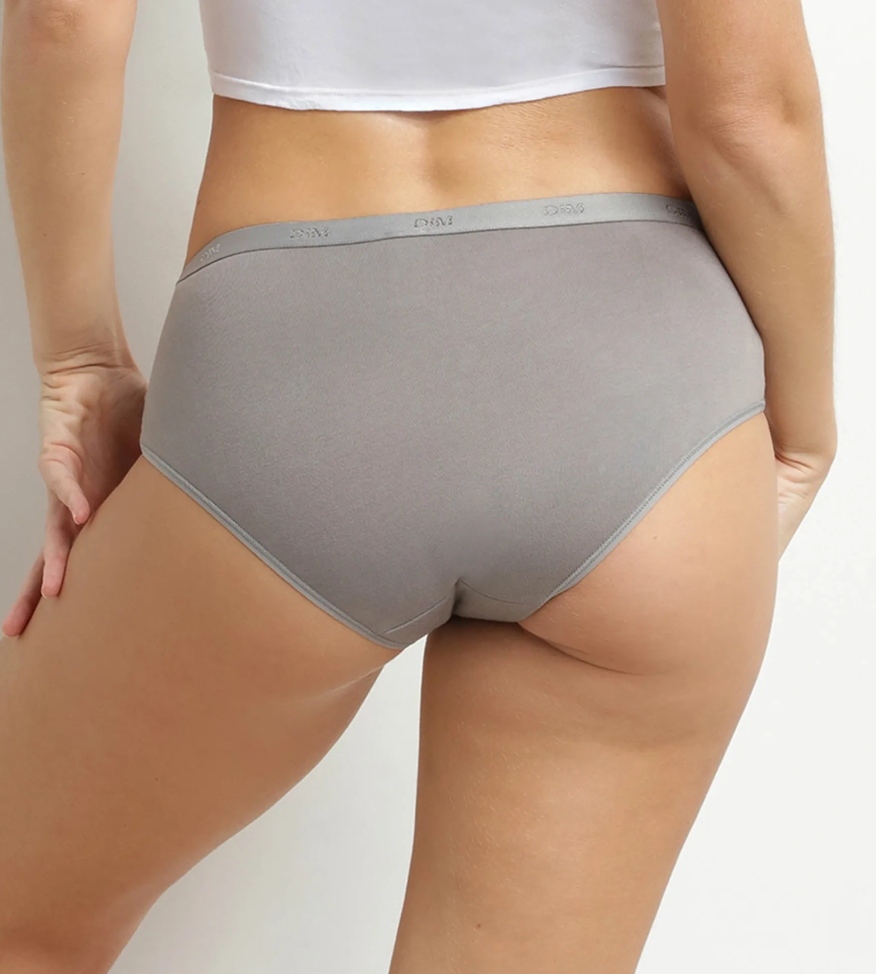 Lot de 5 boxers femme coton stretch à message Les Pockets