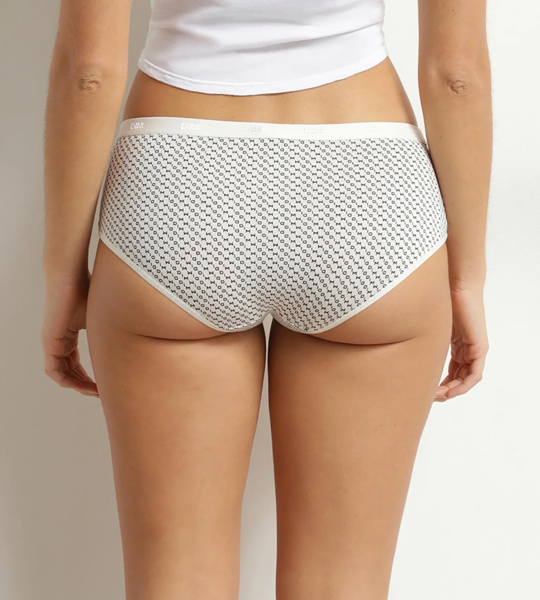 Lot de 5 boxers femme coton stretch logo Dim Les Pockets