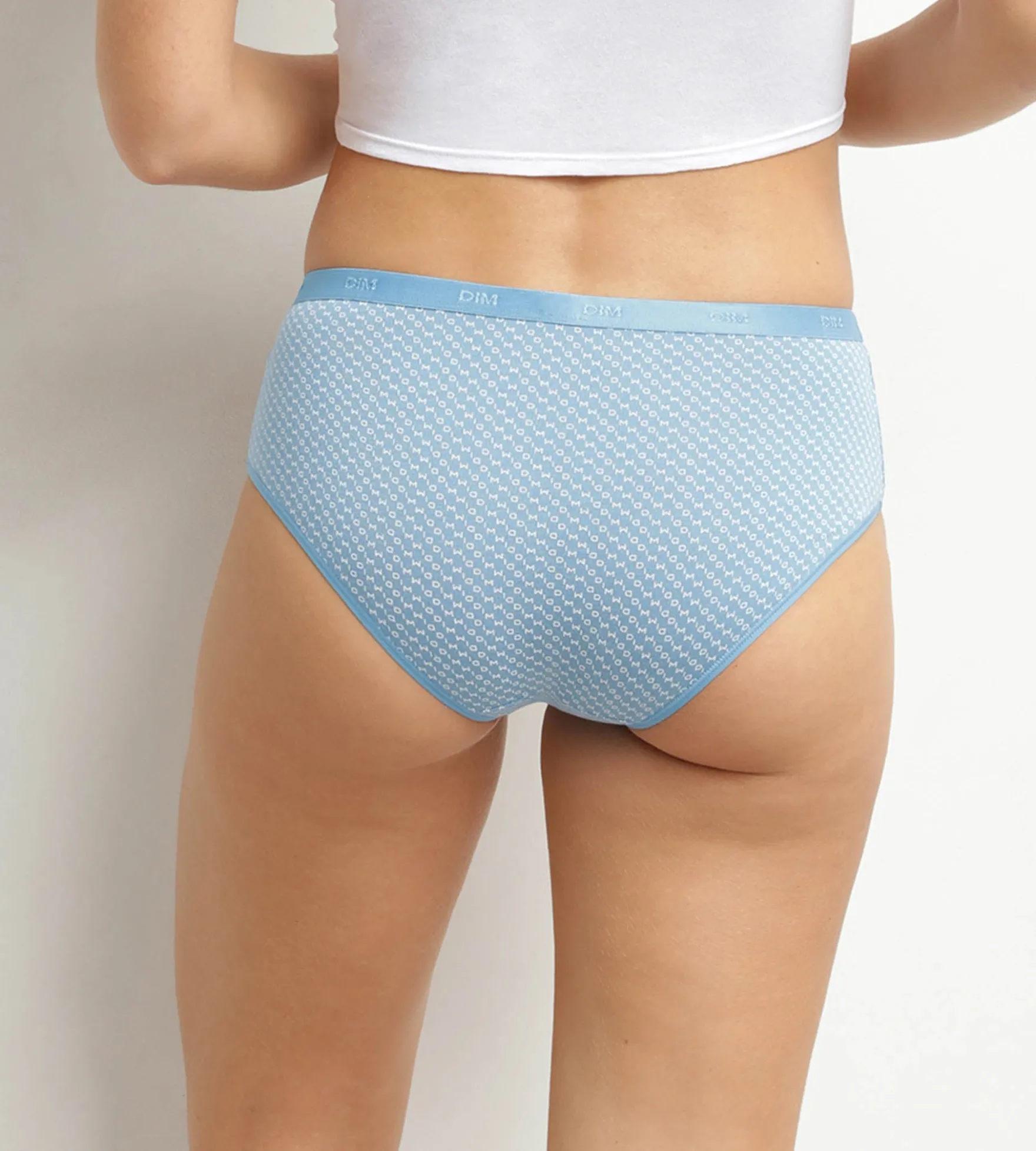 Lot de 3 boxers femme coton stretch logo Dim Les Pockets