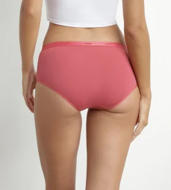 Lot de 5 boxers femme coton stretch Bleu Beige Rose Les Pockets Ecodim