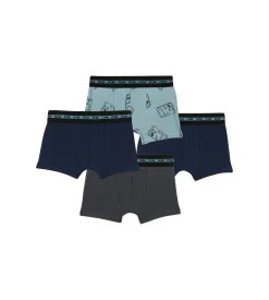 Lot de 4 boxers garçon coton stretch motif gameboy Bleu EcoDim Mode