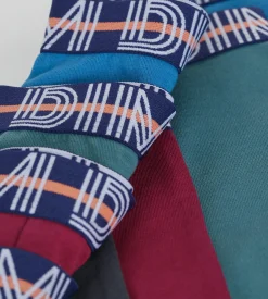 Lot de 4 boxers garçon Vert Ebene Bordeaux Bleu Coton Stretch Kids