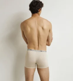 Lot de 3 boxers homme Beige Bleu Kaki Coton Stretch Bio