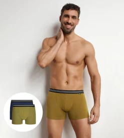 Lot de 2 boxers homme en coton stretch Cumin EcoDim
