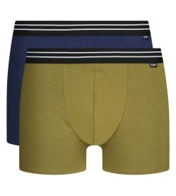 Lot de 2 boxers homme en coton stretch Cumin EcoDim