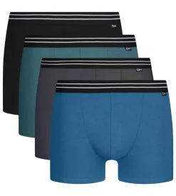 Lot de 4 boxers homme en coton stretch Rivière EcoDim
