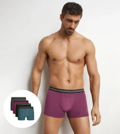 Lot de 4 boxers homme en coton stretch Fusion EcoDim