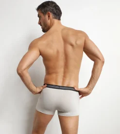 Lot de 2 boxers homme en coton stretch Noir Gris EcoDim