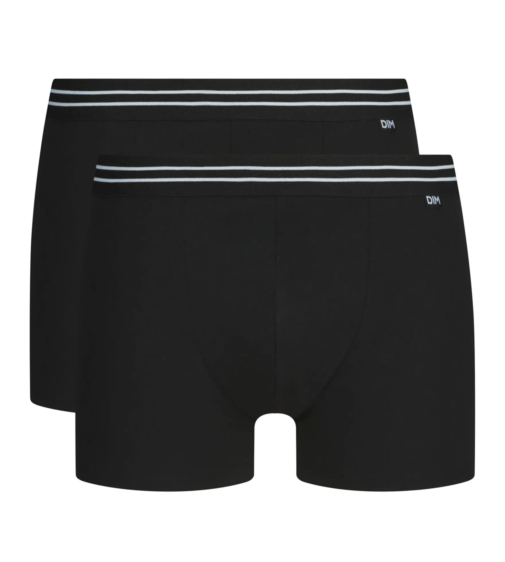 Lot de 2 boxers homme en coton stretch Noir EcoDim