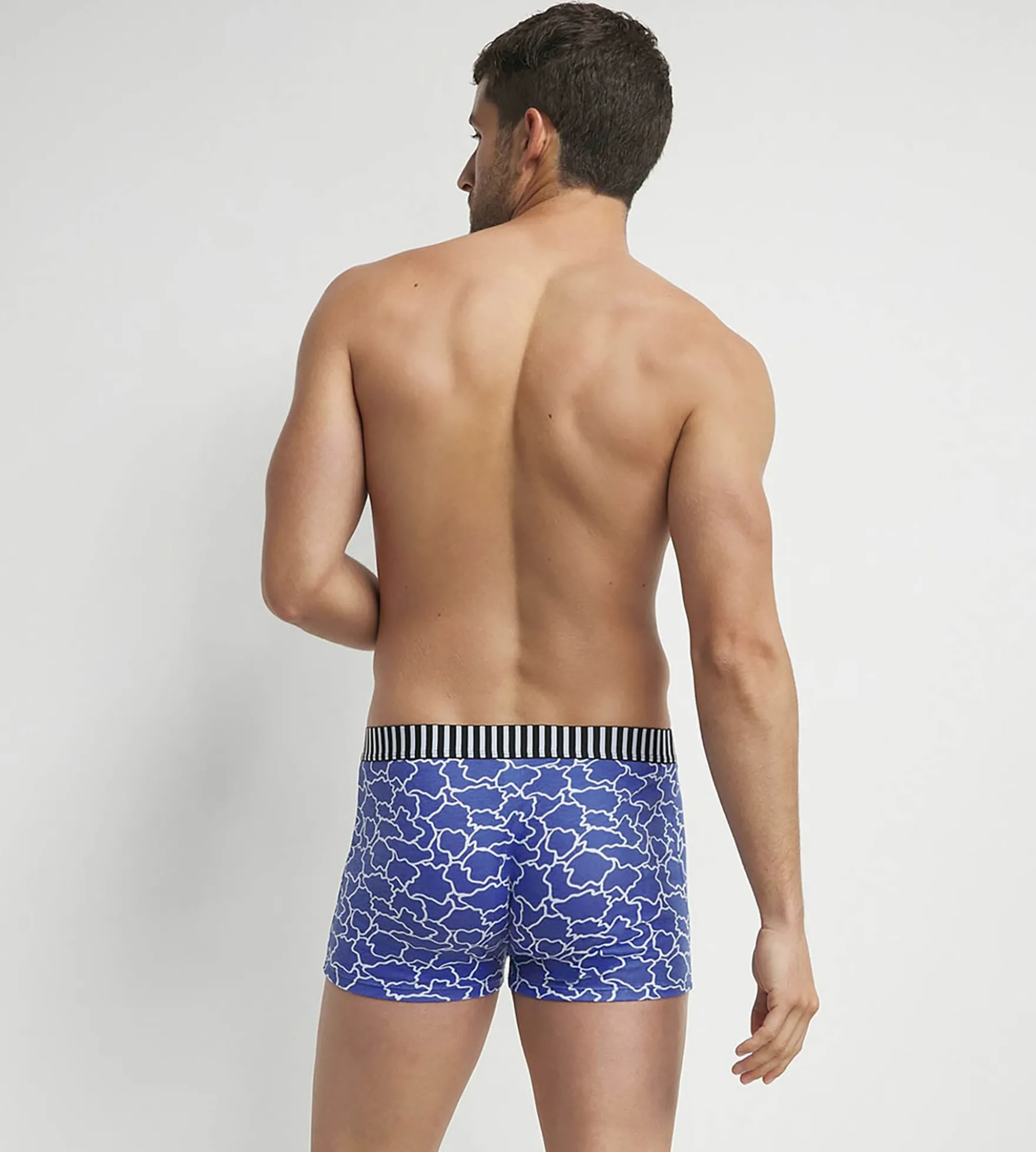 Lot de 3 boxers homme motifs Nuages Bleu Noir Dim Vibes