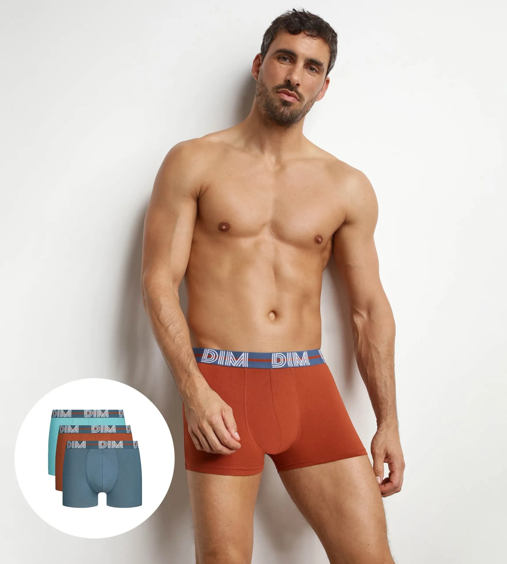 Lot de 3 boxers homme noir ceinture graphique Cosmos Powerful