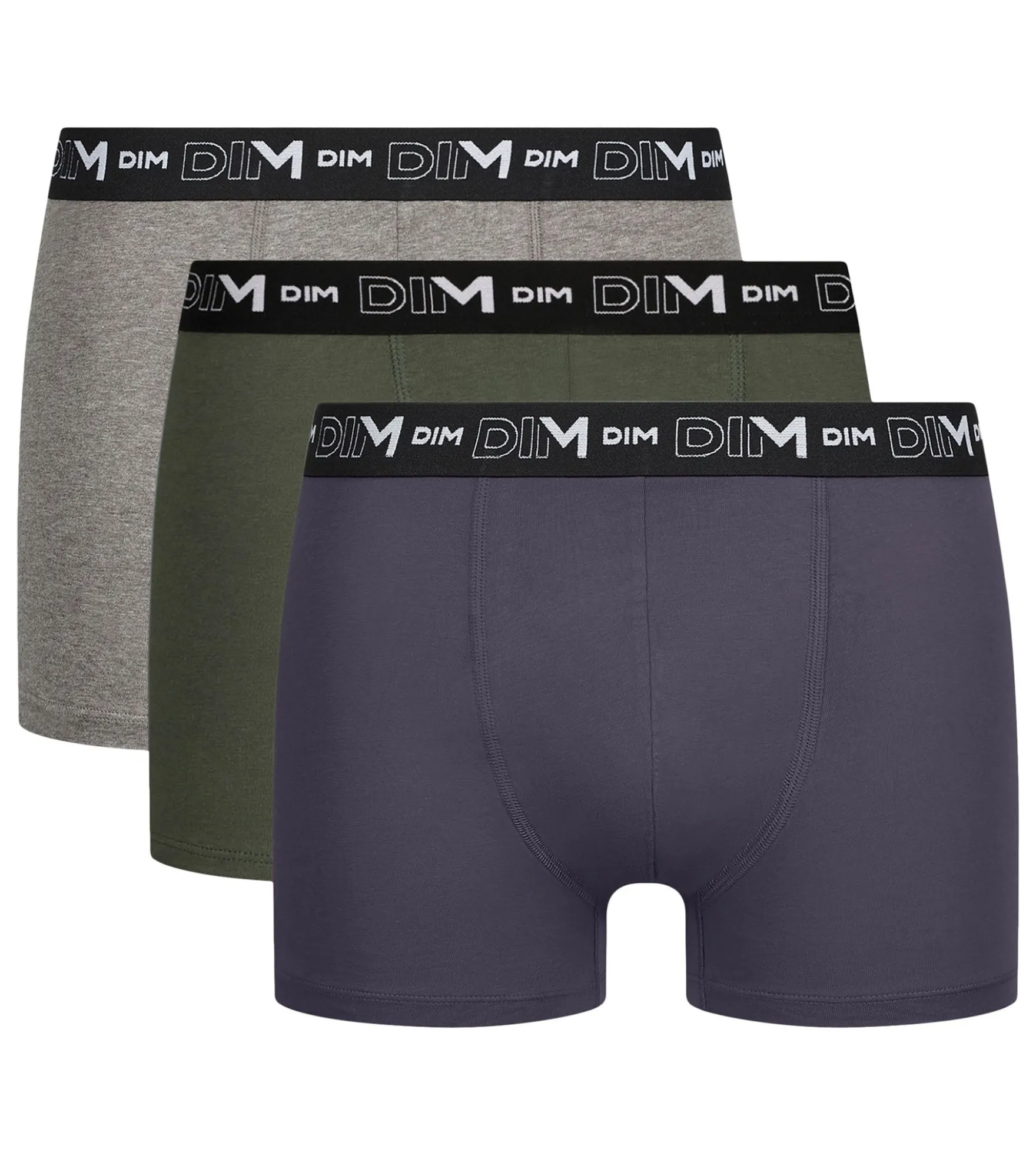 Lot de 3 boxers homme Terrien Dim Coton Stretch