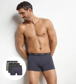 Lot de 3 boxers homme Terrien Dim Coton Stretch