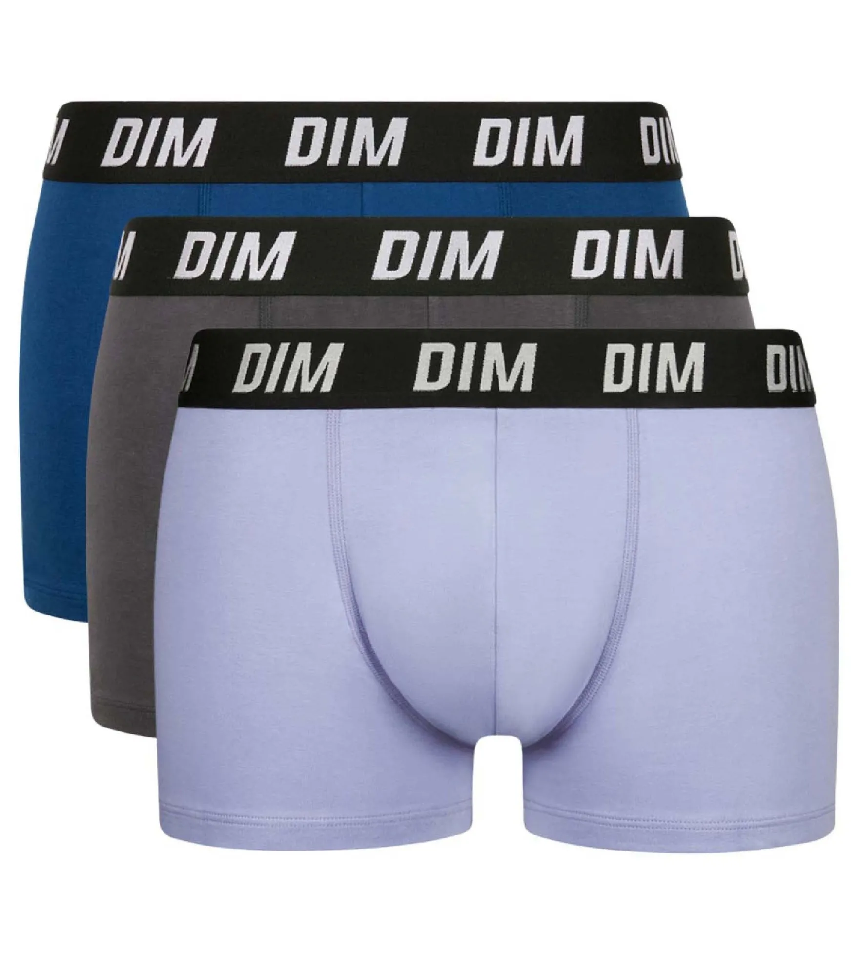Lot de 3 boxers homme à thermorégulation active Bleu Parme Regul Activ
