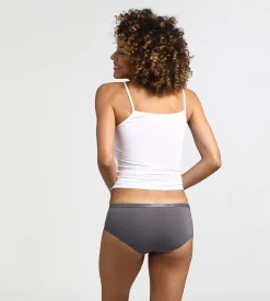 Lot de 3 boxers taupe, rose et gris Les Pockets EcoDIM