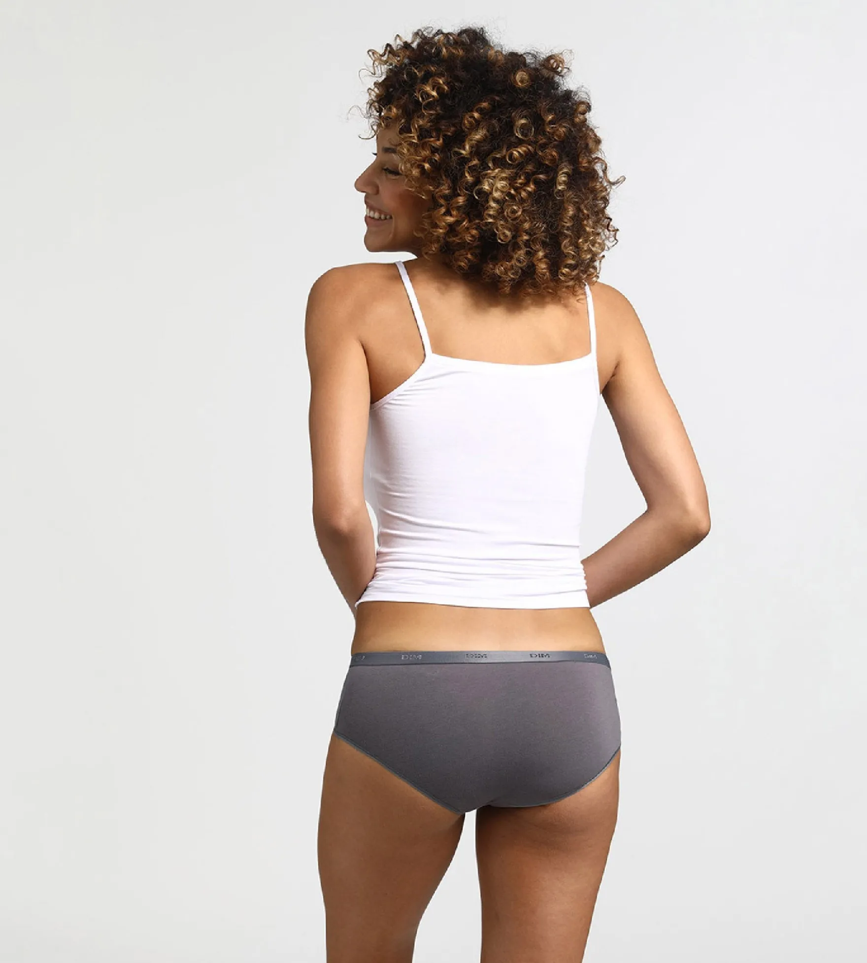 Lot de 3 boxers taupe, rose et gris Les Pockets EcoDIM
