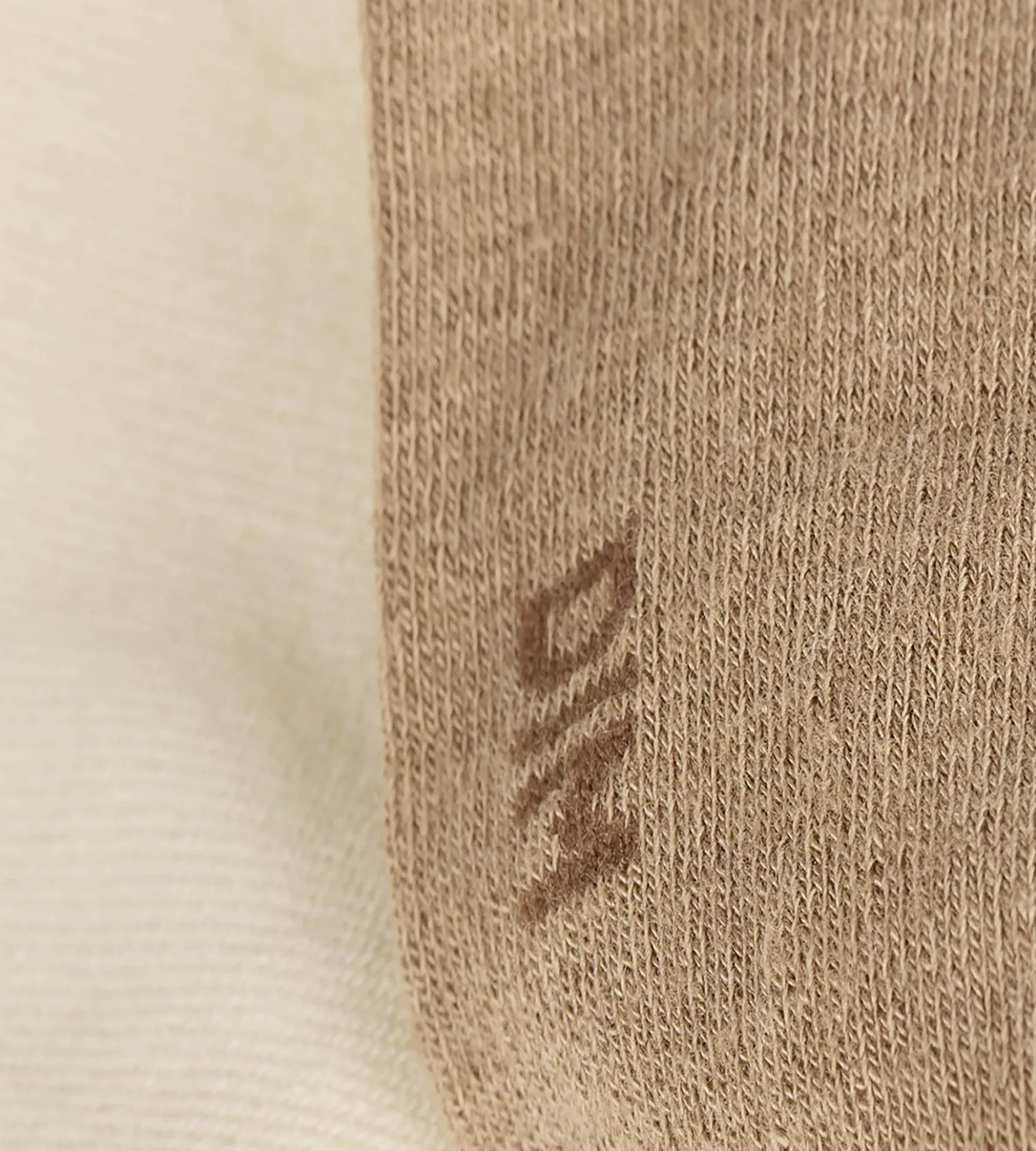 Lot de 2 chaussettes femme taupe, beige Modal