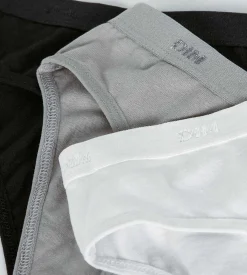 Lot de 3 culottes blanche, noire, grise Les Pockets DIM Girl