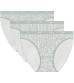 Lot de 3 culottes en coton stretch à motif animal Vert Les Pockets