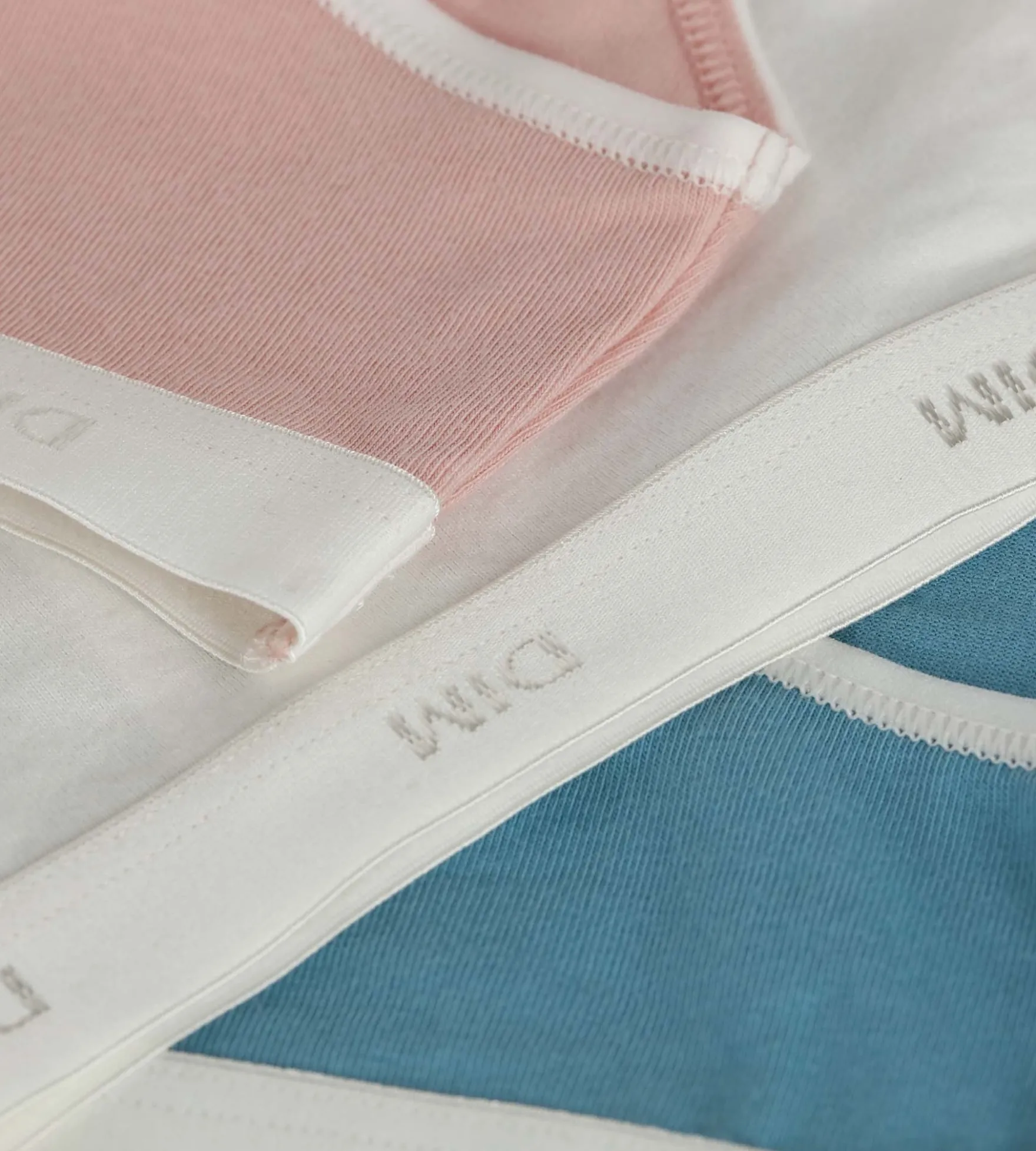 Lot de 3 culottes filles perle Les Pockets Ecodim Kids