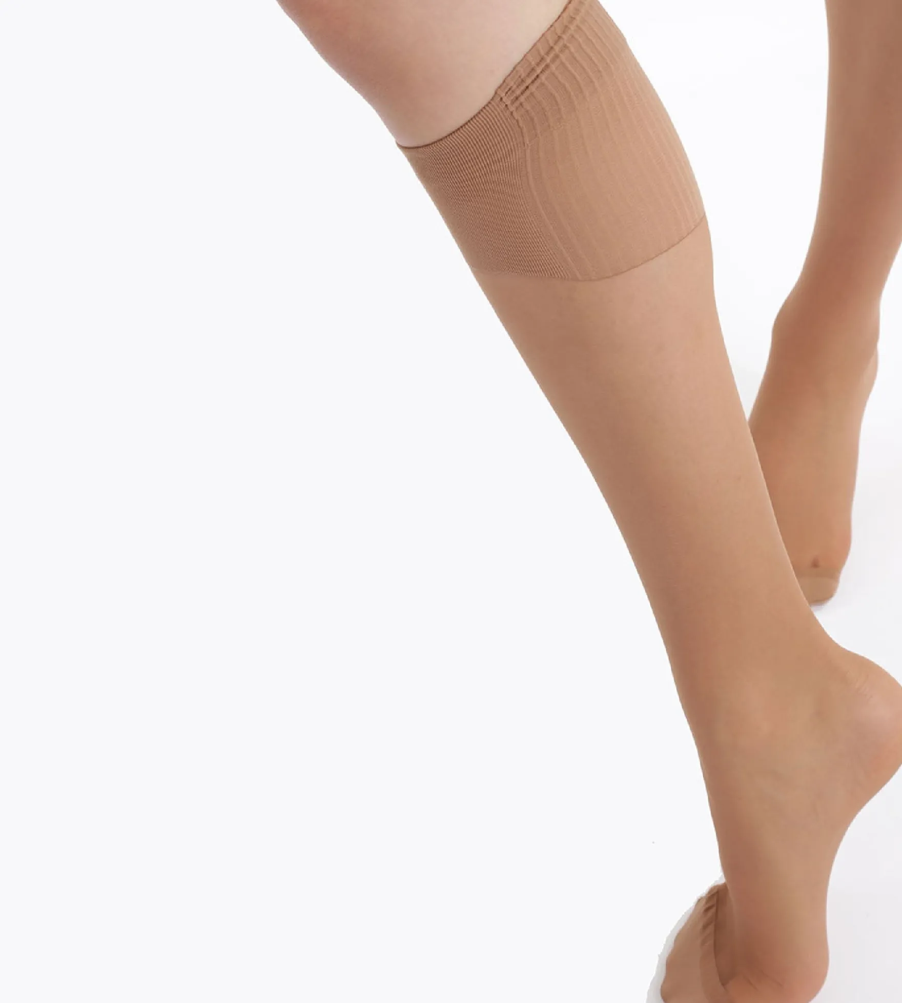 Lot de 2 mi-bas cannelle Absolu Flex 20D