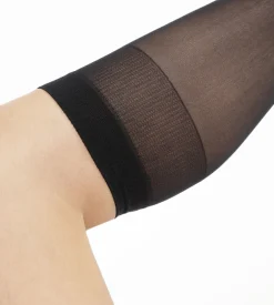 Lot de 4 mi-bas noirs EcoDIM semi-opaques 28D