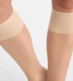 Lot de 2 mi-bas transparents capri Resist