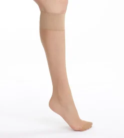 Lot de 2 mi-bas voile ambre Mes Essentiels 15D