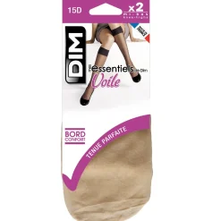 Lot de 2 mi-bas voile capri Mes Essentiels 15D