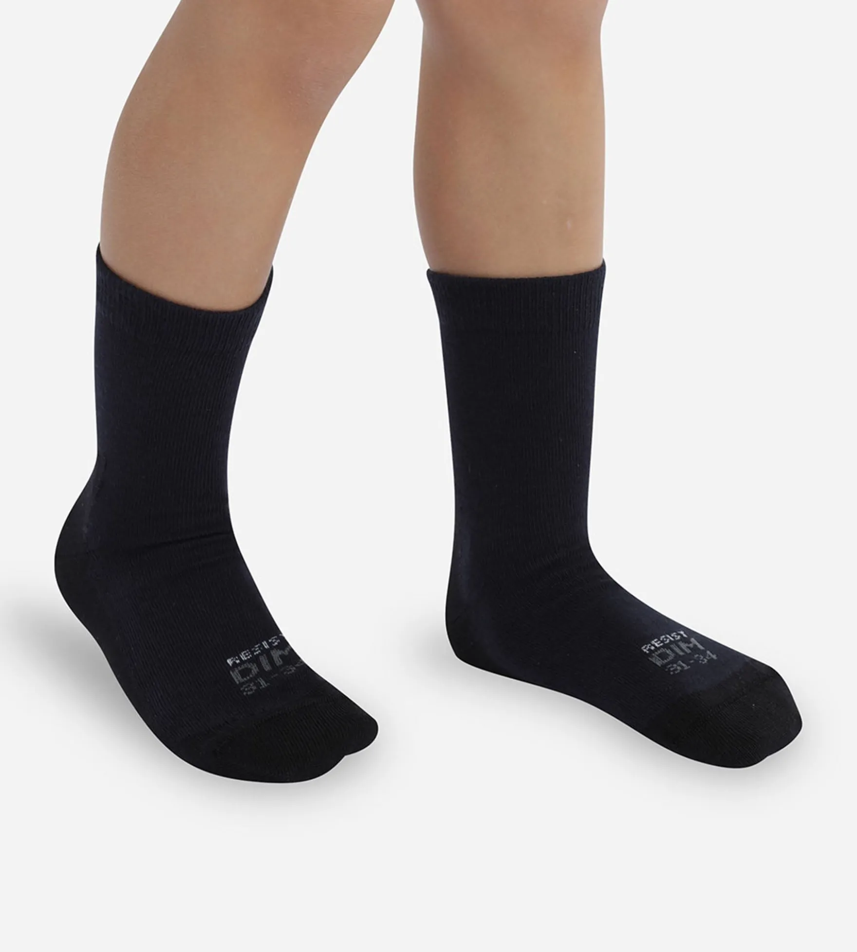 Lot de 2 paires de chaussettes enfant Bleu Marine Ultra Resist