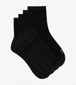 Lot de 2 paires de chaussettes femme tissu renforcé Noir Ultra Resist
