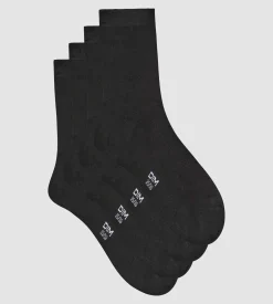 Lot de 2 paires de chaussettes femme en viscose Noire Dim Bambou