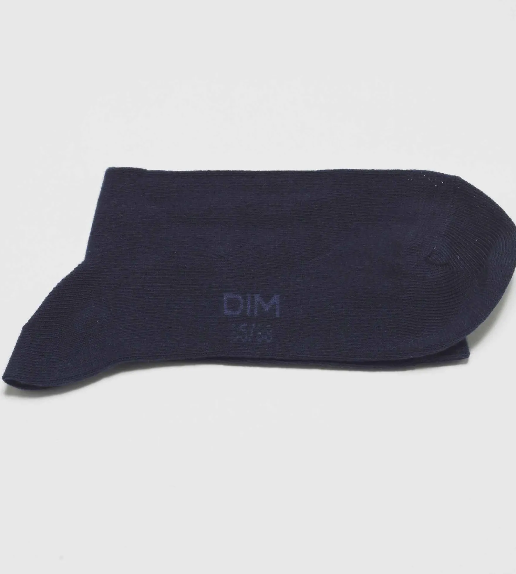 Lot de 3 paires de chaussettes femme Bleu Marine en coton Dim