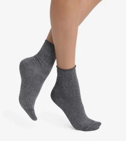 Lot de 2 paires de chaussettes femme lurex Noir Dim Mode