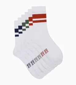 Lot de 3 paires de chaussettes homme en coton Blanc Vert EcoDim Sport