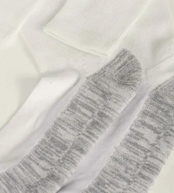 Lot de 3 paires de chaussettes homme en coton Blanc Gris EcoDim Sport