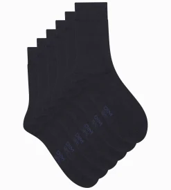 Lot de 3 paires de chaussettes homme Bleu Marine Dim Coton