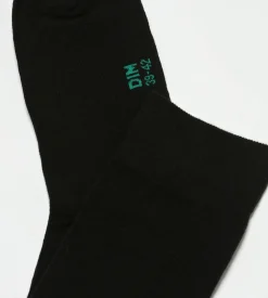 Lot de 2 paires de chaussettes homme en coton bio Noir Dim Good