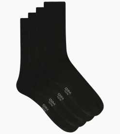 Lot de 2 paires de chaussettes homme Noir Dim Bambou