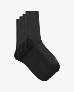 Lot de 2 paires de chaussettes homme Anthracite Chiné Ultra Resist
