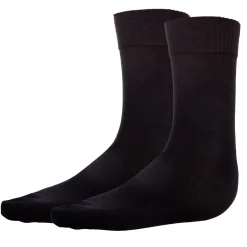 Lot de 2 paires de chaussettes homme en viscose noire Dim Bambou