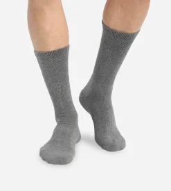 Lot de 2 paires de mi-chaussettes en coton pour homme Outdoor
