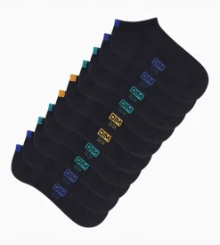 Lot de 5 paires de socquettes enfant en coton Bleu Marine Écodim