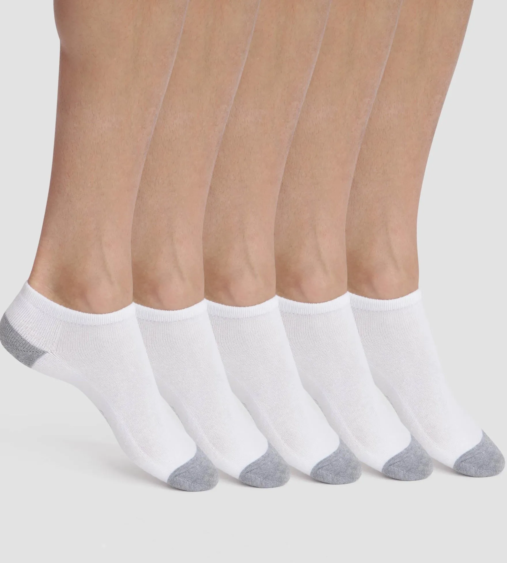 Lot de 5 paires de socquettes homme en coton Blanc EcoDim Sport
