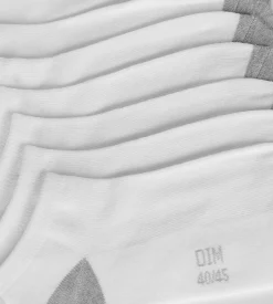 Lot de 5 paires de socquettes homme en coton Blanc EcoDim Sport