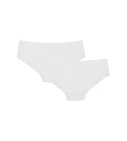 Lot de 2 shorties fille blancs - Pocket Micro